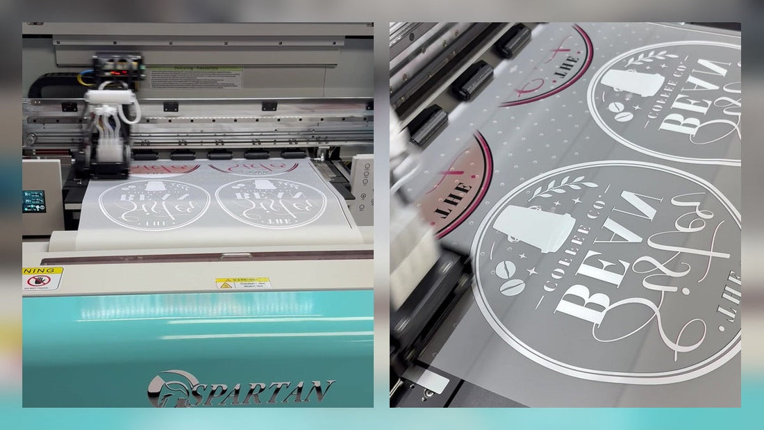 DTF transfers being printed by Print Addix