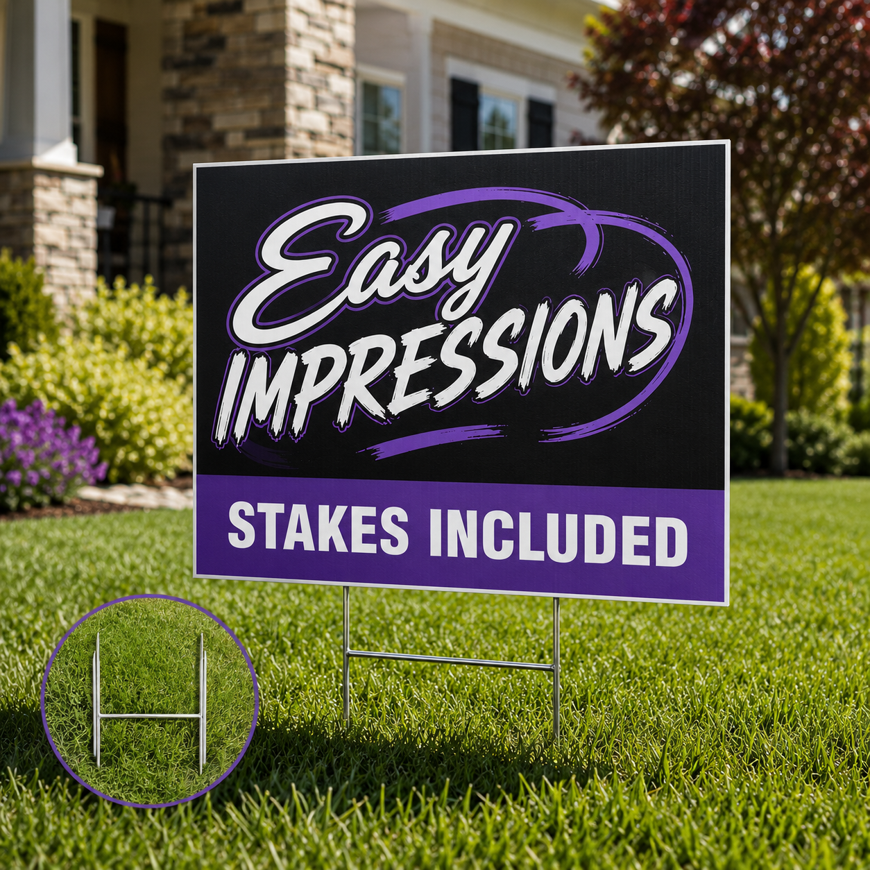 Double Sided Yard Signs