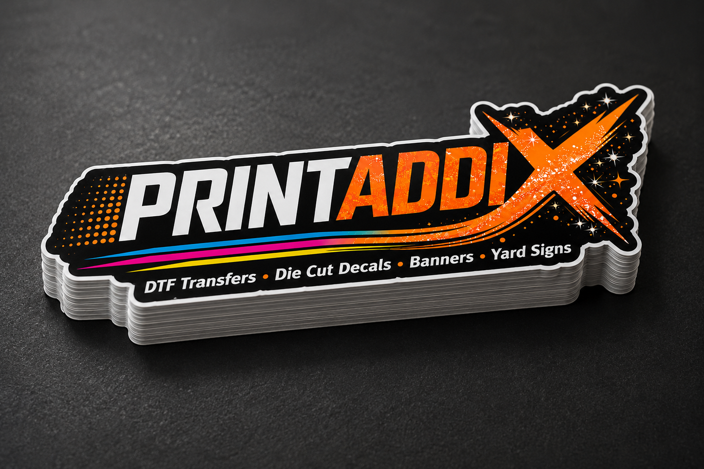 Die Cut Decals Cut to shape