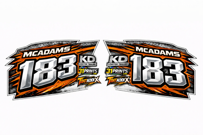 Custom Demolition Derby Door Wraps